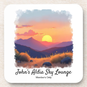 Dessous de verre de boisson Mountain Sunset
