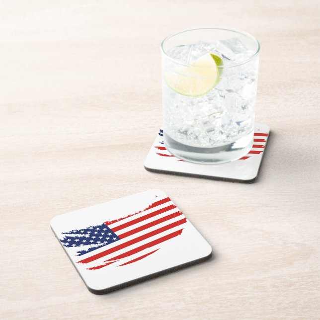 Dessous de verre de boisson patriotique (Côté Droit)