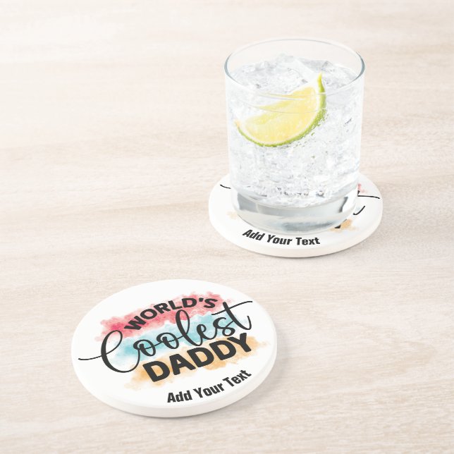 Dessous de verre de boissons Sandstone (Côté)