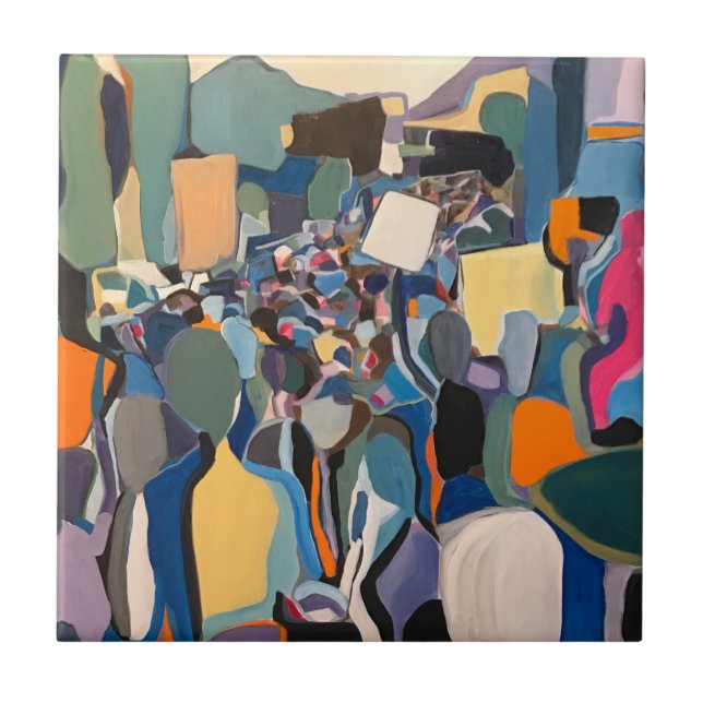 DESSOUS DE VERRE DE CARREAUX DÉCORATIFS (Devant)