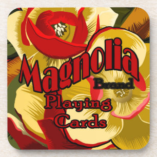 Dessous de verre de cartes de jeu amusant