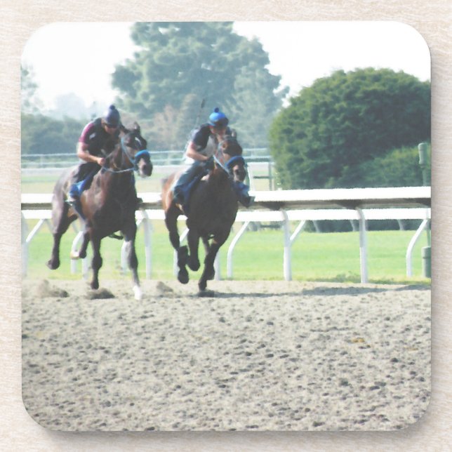 Dessous de verre de chevaux de course (Devant)