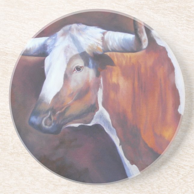 Dessous de verre de Chisholm Longhorn (Devant)