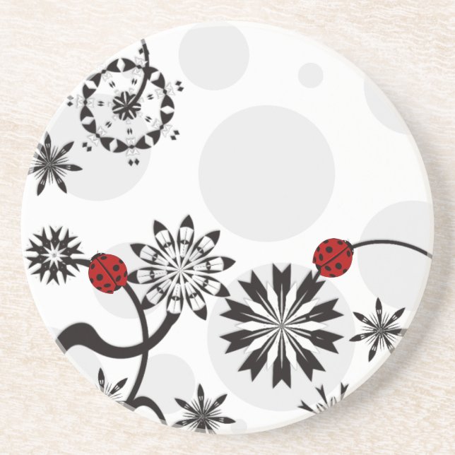 Dessous de verre de coccinelle (Devant)