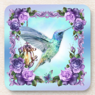 Dessous de verre de colibri avec le dos de liège