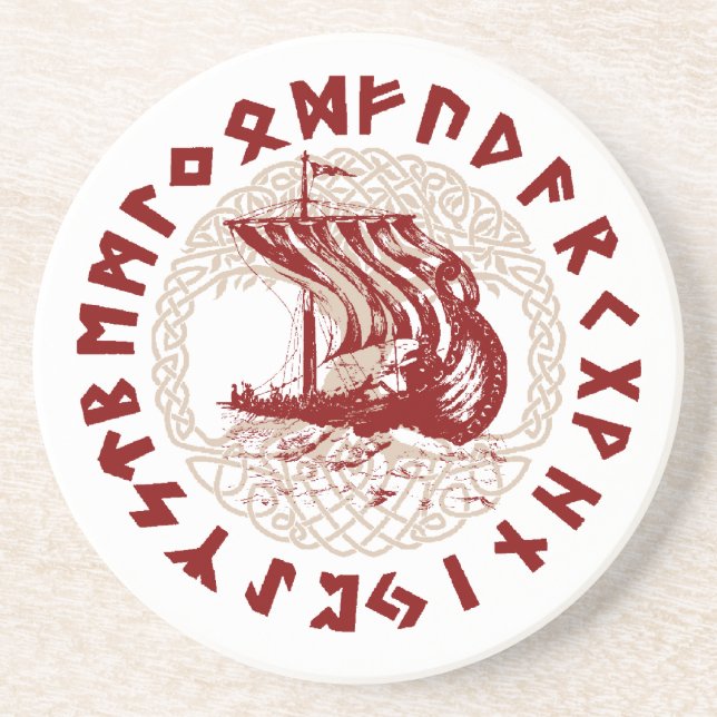 Dessous de verre de Drakkar (Devant)