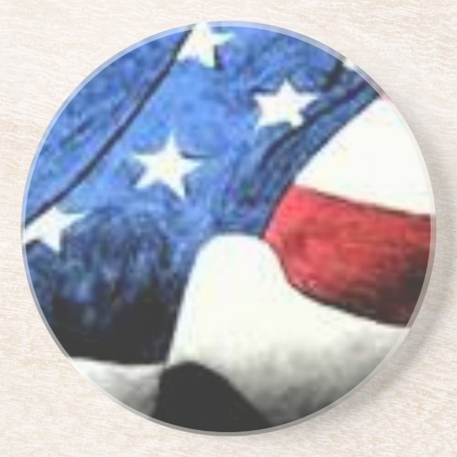 dessous de verre de drapeau (Devant)