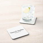 Dessous de verre de fête personnalisés<br><div class="desc">Il s'agit de détails et de ce dessous de verre entièrement personnalisable qui est parfait pour tout mariage ou fête.</div>