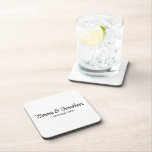 Dessous de verre de fête personnalisés<br><div class="desc">Il s'agit de détails et de ce dessous de verre entièrement personnalisable qui est parfait pour tout mariage ou fête.</div>