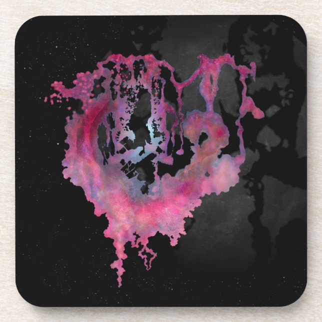 Dessous de verre de flottement de monde imaginaire (Devant)