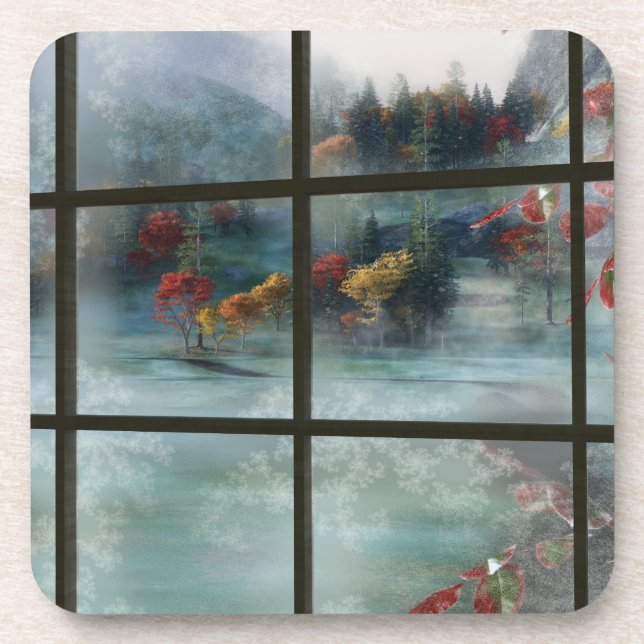Dessous de verre de givre Automne Cwm (Devant)