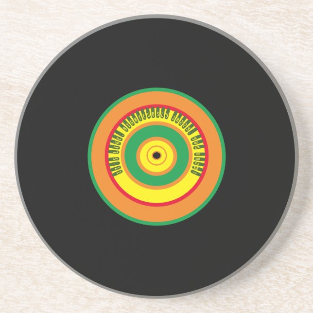 Dessous de verre de grès (Devant)