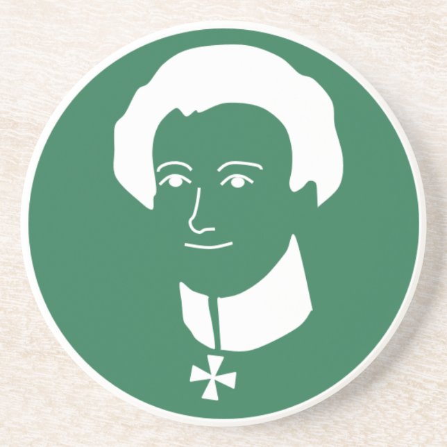 Dessous de verre de grès "de café de frères de (Devant)