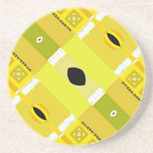 Dessous de verre de grès de la palette de Kim par