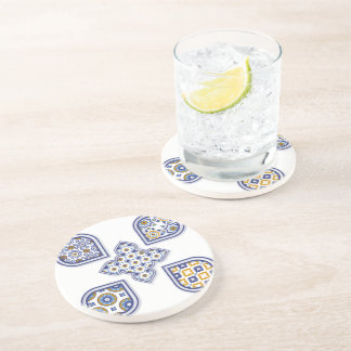 Dessous de verre de grès marocain Zellij - Elegant