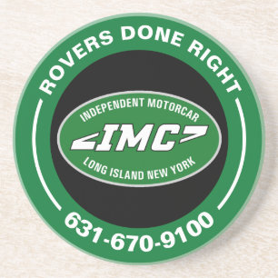 DESSOUS DE VERRE DE grès MOTORCAR INDÉPENDANT