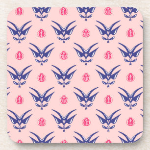 Dessous de verre de la boisson Blue Swallow & Pink