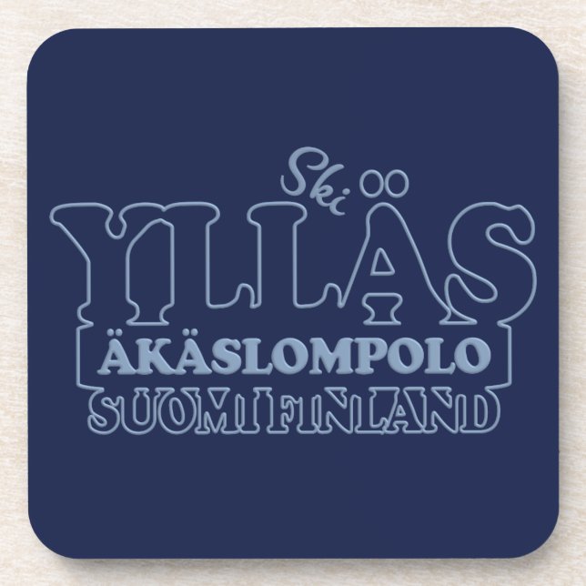 Dessous de verre DE LA FINLANDE YLLÄS (Devant)