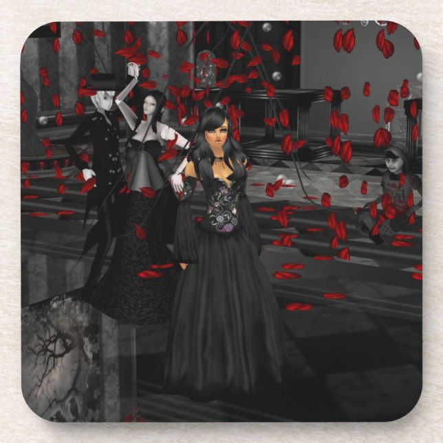 Dessous de verre de la salle de bal gothique (Devant)