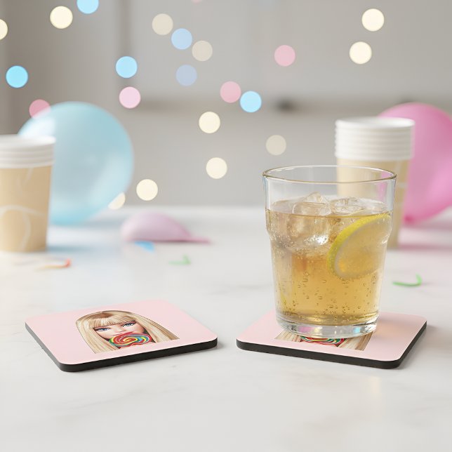 Dessous de verre de la société des boissons Barb (Créateur téléchargé)
