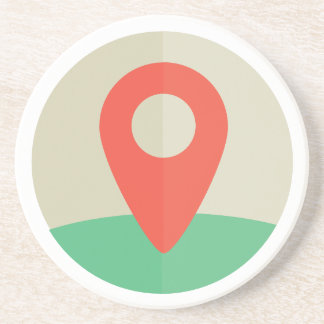 Dessous de verre de l'emplacement de la carte :