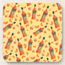 Dessous de verre de l'heure de cocktail Aperol Spr