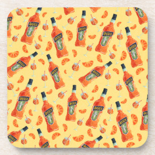 Dessous de verre de l'heure de cocktail Aperol Spr