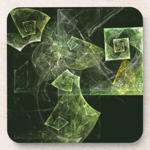 Dessous de verre de liège à billes torsadées Abstr