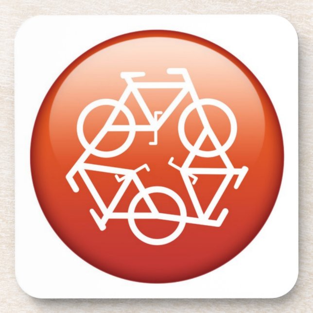 Dessous de verre de liège à cycle renouvelé (Devant)