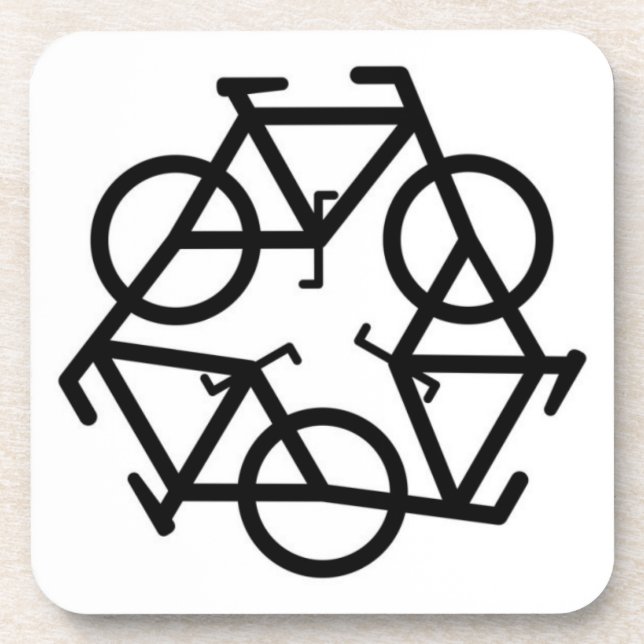 Dessous de verre de liège à cycle renouvelé (Devant)