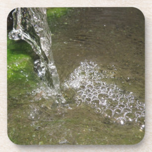 Dessous de verre de liège à eau bouillonnante de c