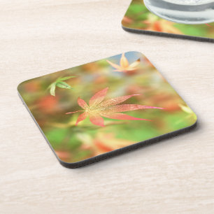 Dessous de verre de liège à fibres d'automne