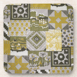 Dessous de verre de liège à patchwork