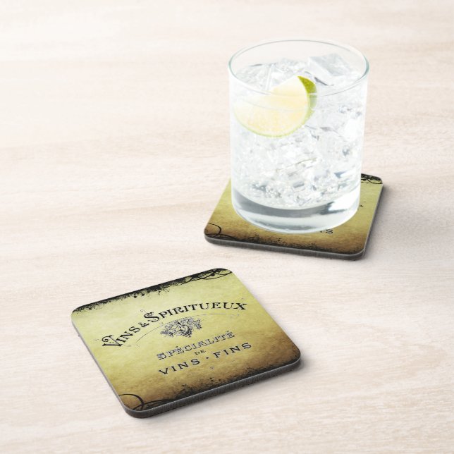 Dessous de verre de liège à vin français ! (Côté Droit)