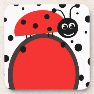 Dessous de verre de liège de Ladybug