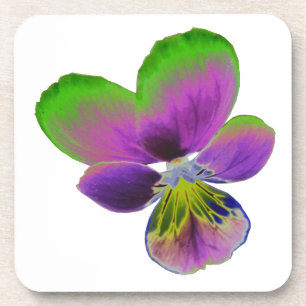 Dessous de verre de liège de purple et vert