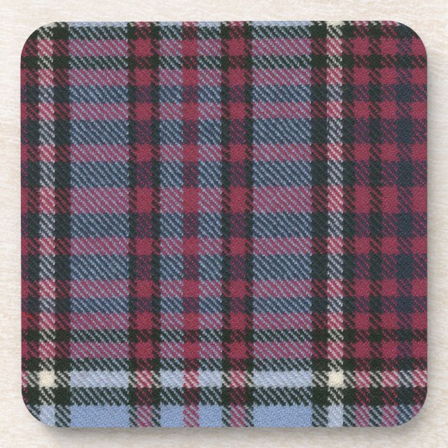 Dessous de verre de liège de tartan de la Force (Devant)