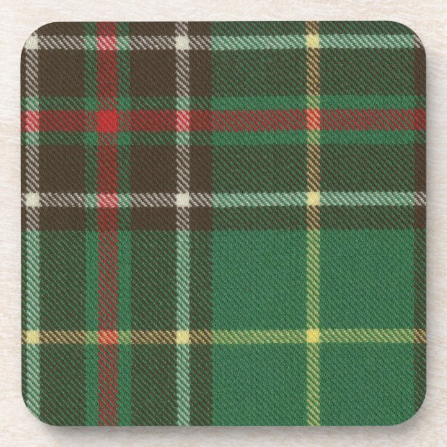 Dessous de verre de liège de tartan de Terre-Neuve (Devant)