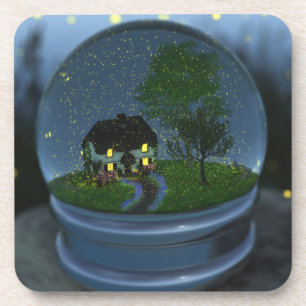 Dessous de verre de liège Firefly Globe