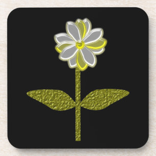 Dessous de verre de liège Fleur Faisant briller