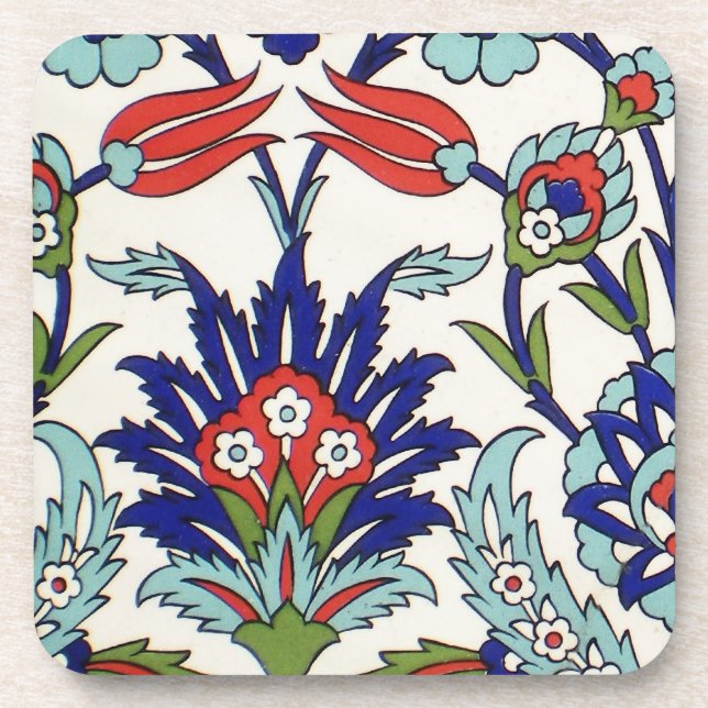 Dessous de verre de liège Iznik (Devant)