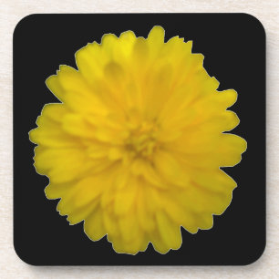 Dessous de verre de liège jaune Marigold
