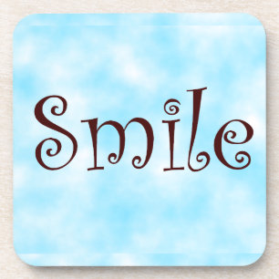 Dessous de verre de liège souriant