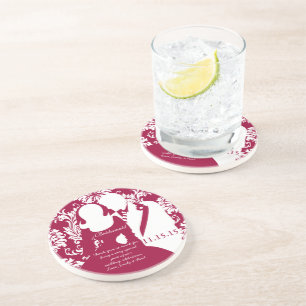 Dessous de verre de mariée et de chambre Mariage R