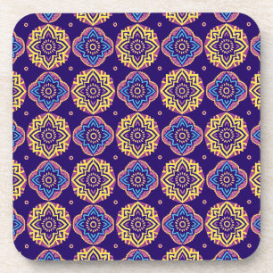 Dessous de verre de Motif chic Boho coloré - Ensem