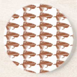 dessous de verre de Motif "Matuka Brown" Streamer