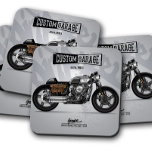 Dessous de verre de moto Garage personnalisé | Ens<br><div class="desc">Dessous de verre de moto Garage personnalisé | Ensemble de Dessous de verre de moto - #motocycle,  #motocyclecoasters,  #red #grey,  #motocyclecorckcoaster,  #bikerdrinkcoaster,  #bikercoaster,  #mobikecoaster,  #bikers,  #biker,  #custombike,  #customchopper</div>