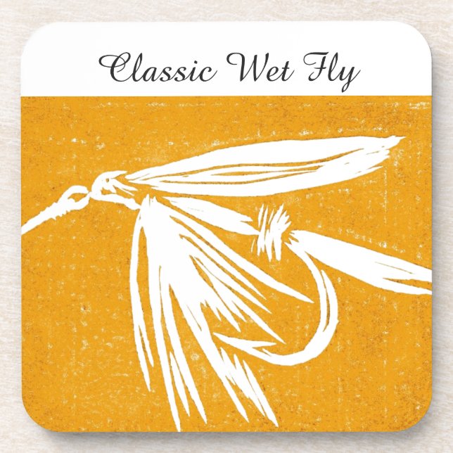 dessous de verre de mouche classique - Golden" tru (Devant)