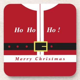 Dessous de verre de Noël Santa Claus Amusant