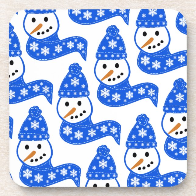 Dessous de verre de Noël Snowman (Devant)